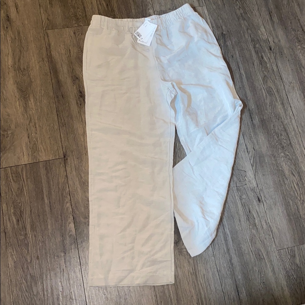 H&M Women’s Cream Wide Leg pants